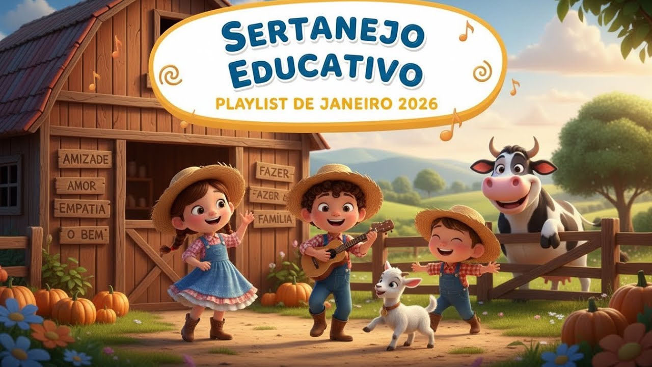 SERTANEJO EDUCATIVO PLAYLIST DE JANEIRO 2026