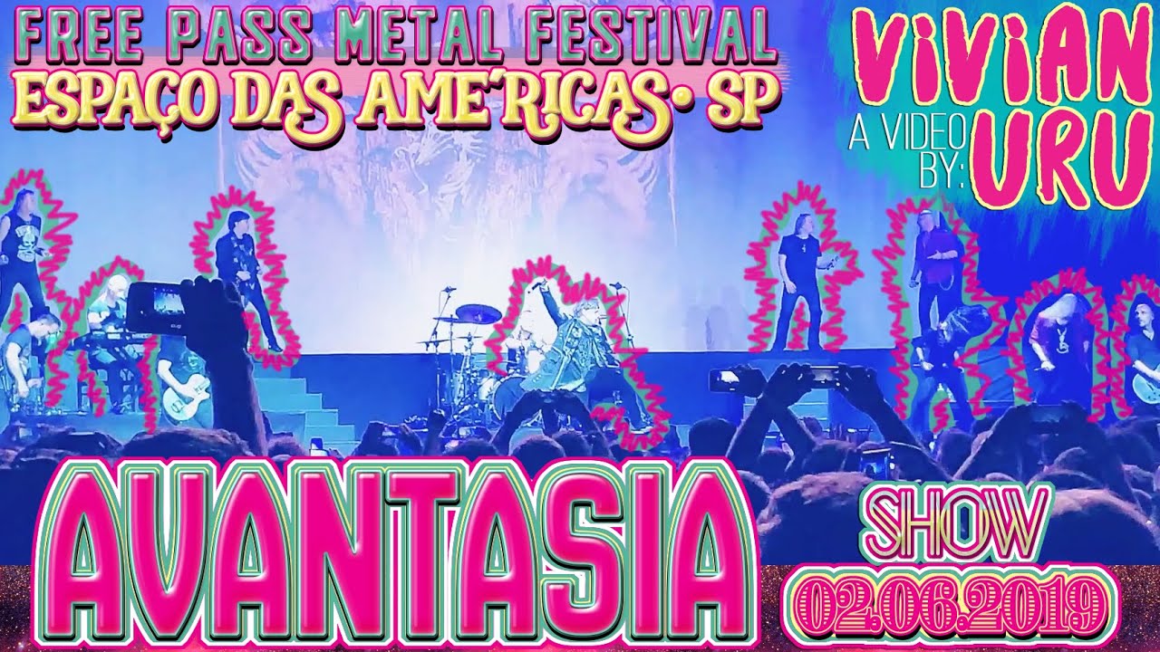 Show AVANTASIA @ São Paulo - Espaço das Américas - Free Pass Metal Festival | 02/06/2019