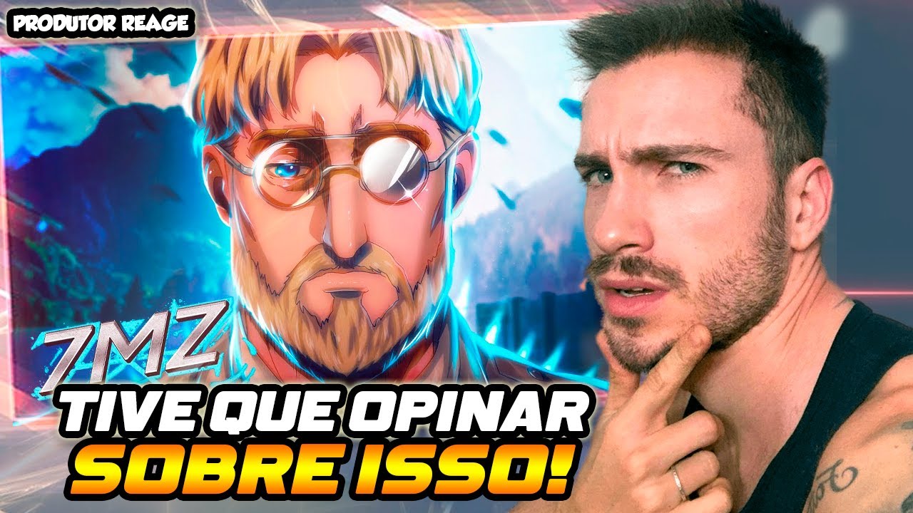 (Construção Vocal boa ou nao?) Zeke (Attack on Titan) - SALVAÇÃO | 7 Minutoz (REACT, ANÁLISE)