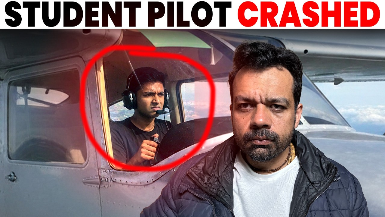 Student Pilot Crashed | His Fault or Instructor Fault ?