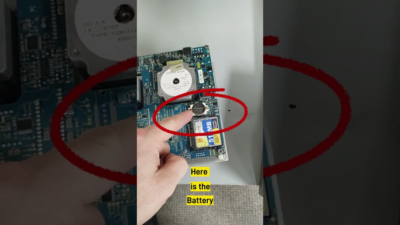 Videojet 6420 Dataflex Backup Battery Warning #videojet #printermaintenance #tto #flexiblepackaging