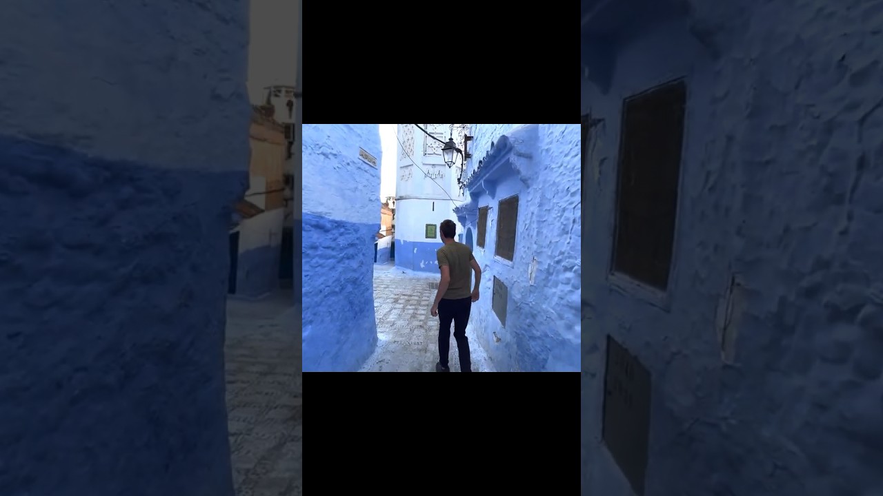 Blue City in Morocco #travel #roadtrip #morocco #blue #inspiration