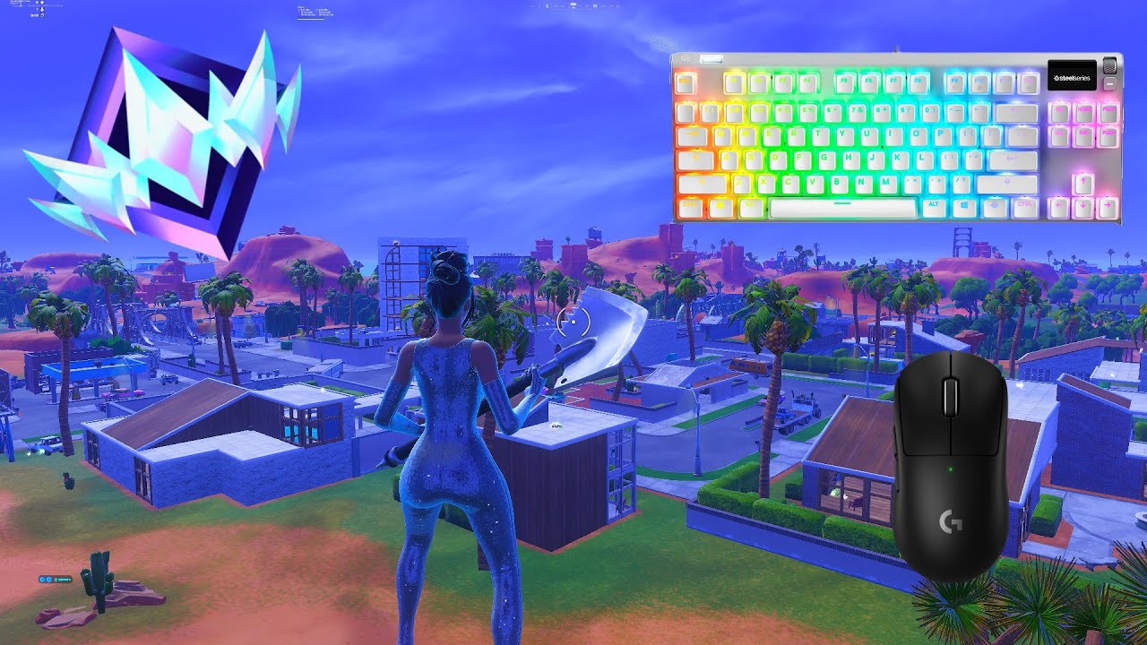 SteelSeries Apex Pro TKL Gen 3 ASMR 😴 Ranked Reload 👑Satisfying Keyboard Fortnite 360 FPS 4K