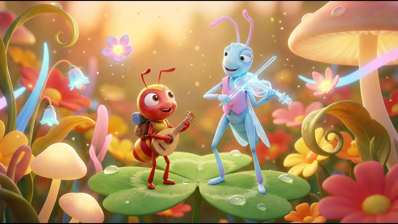 La Cicala e la Formica 🐜🎻 | Una favola classica per bambini sul lavoro e la previdenza