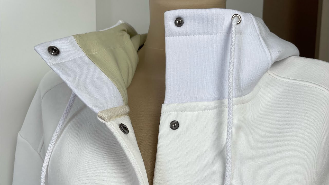 Худи Colorblock пошив повышенной сложности. Hoodie color block tailoring of increased complexity