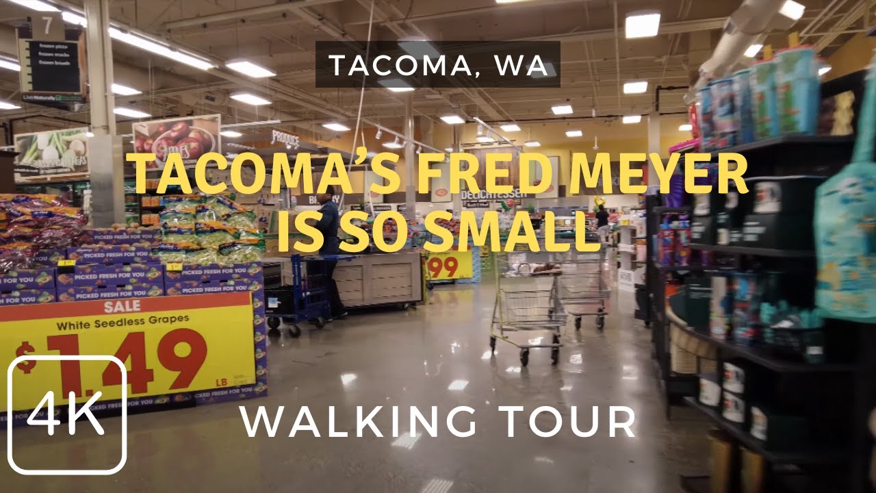 Walking Tour Inside Tacoma's Old and Small Fred Meyer | Tacoma, WA 2024