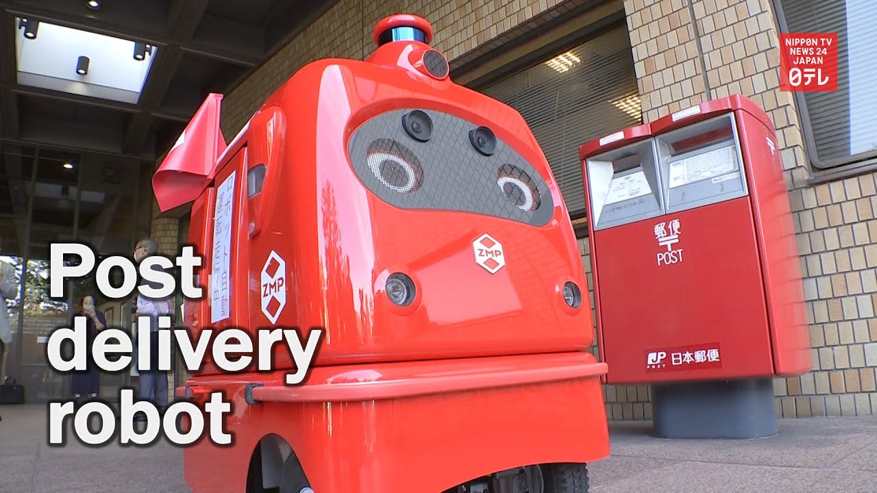 Japan Post tests delivery robots