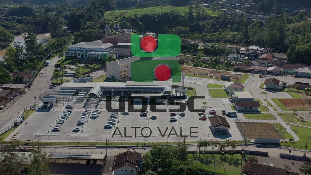 V&iacute;deo da Vista a&eacute;rea do campus da Udesc Alto Vale