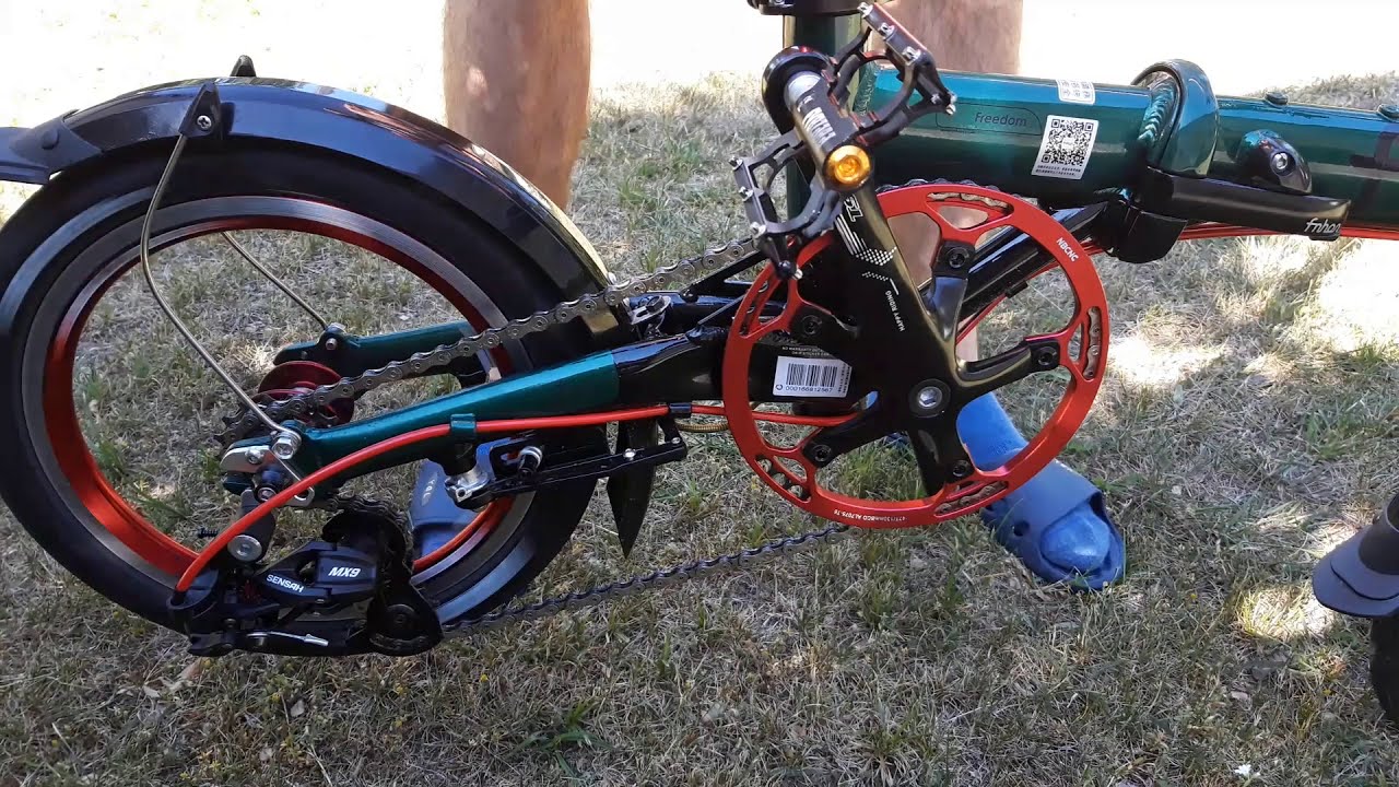 Foldable bike / Faltrad fnhon - 8 kg: Demonstration