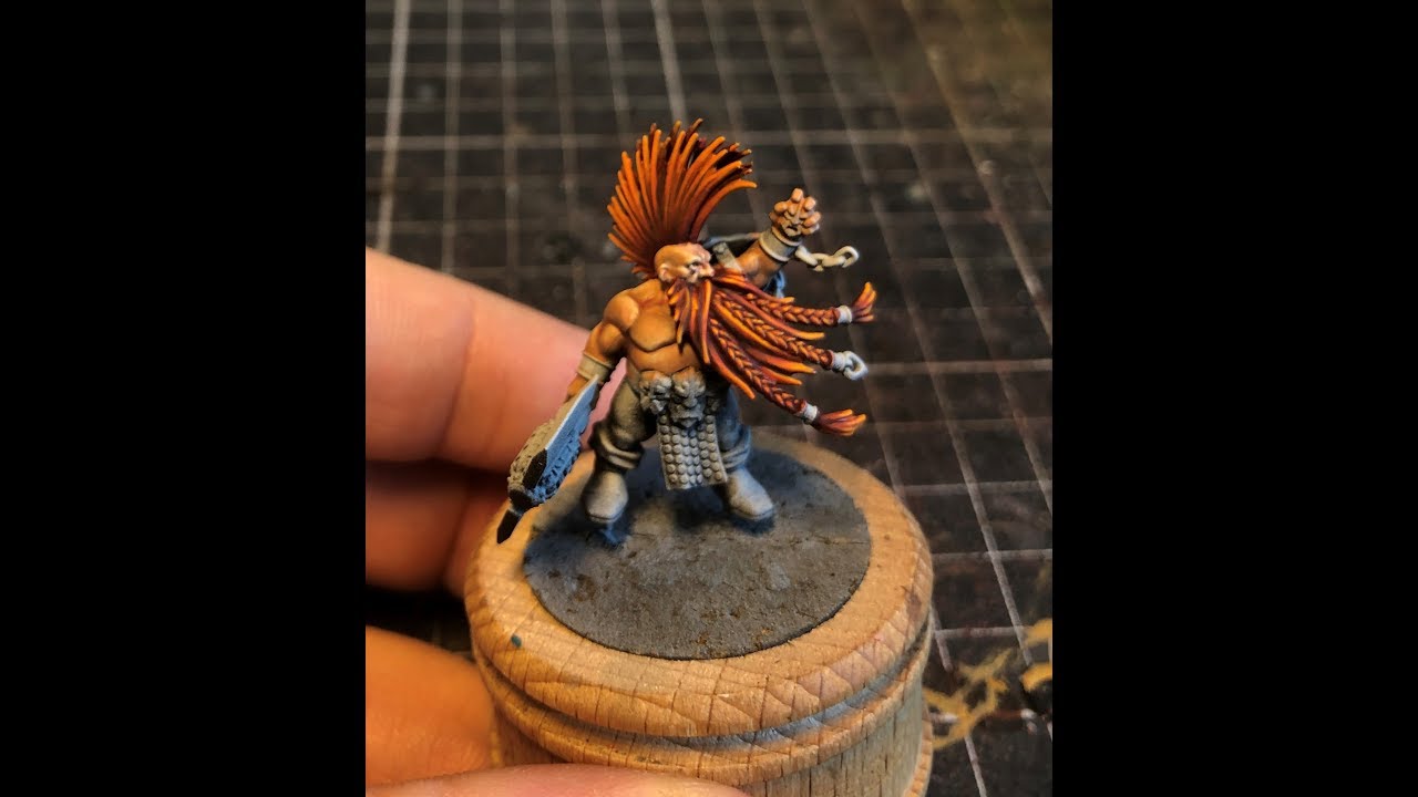 How to Paint Gotrek Vlog #2  Hair