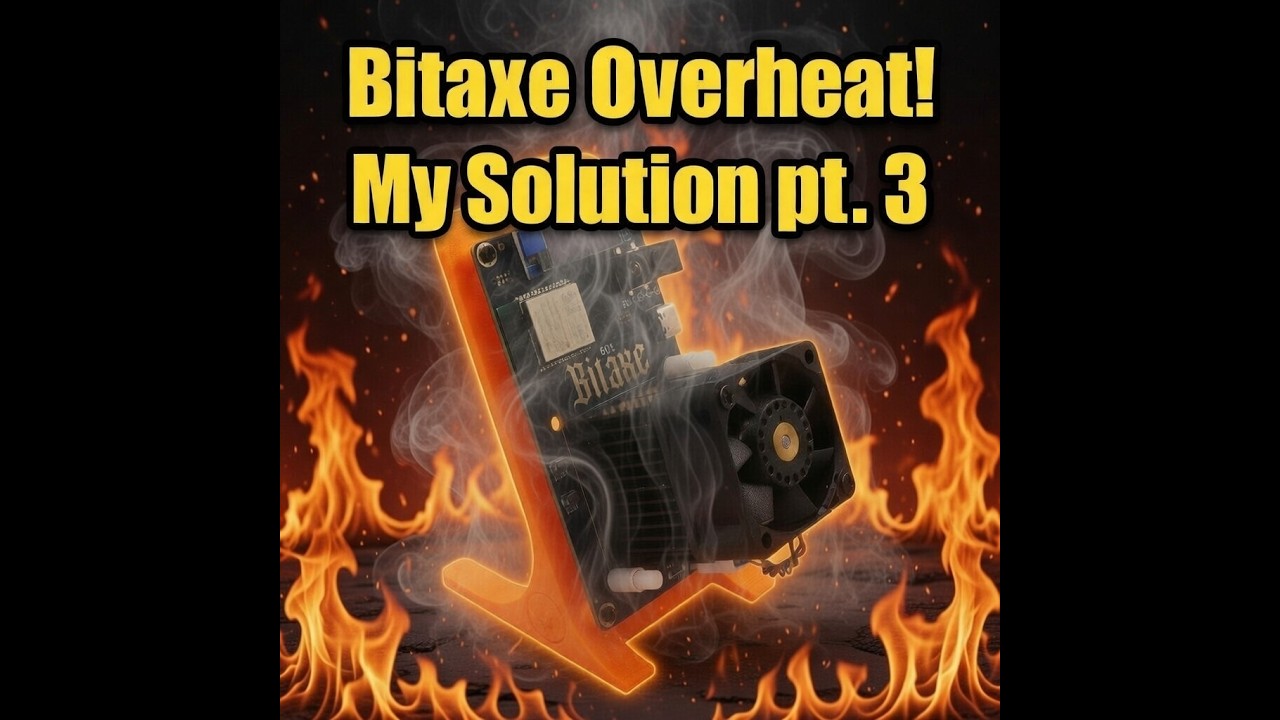 Bitaxe Overheat! My Solution pt. 3