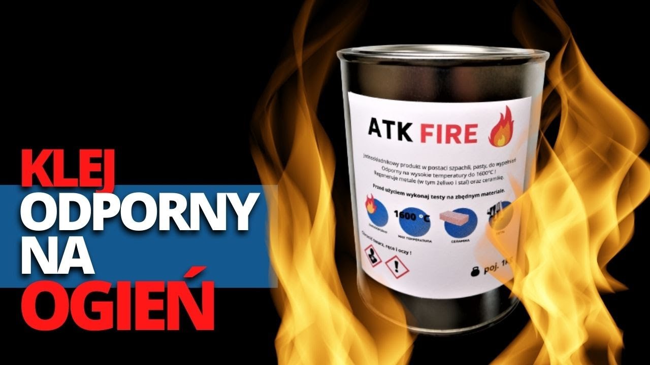 Klej żaroodporny i ogniotrwały ATK FIRE 🔥