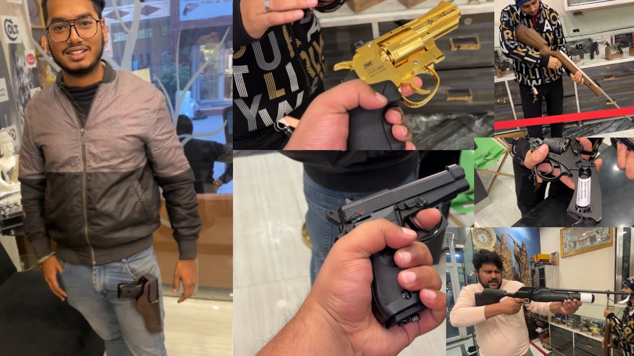 Aaj To REAL GUNS, CO2 GUN, Air Pistol Ki SHOPPING Karli 😍👌🏻James Bond Gun, Expensive Guns Etc.
