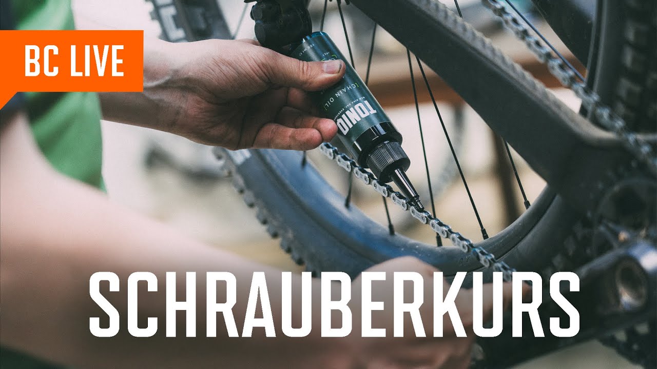 bc LIVE: FAHRRADPFLEGE - So fettest und schmierst Du Dein Bike | Online Schrauberkurs