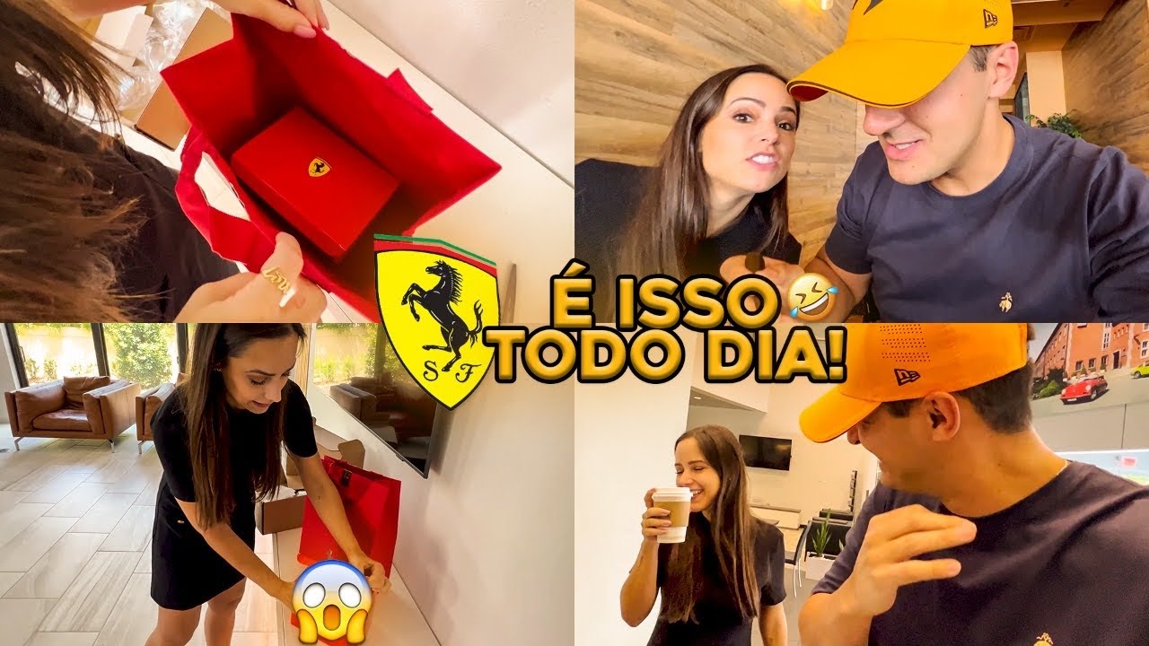 VLOG COM A ESPOSA * FOGO + ALMOÇO + CONCESSIONÁRIA PORSCHE   *