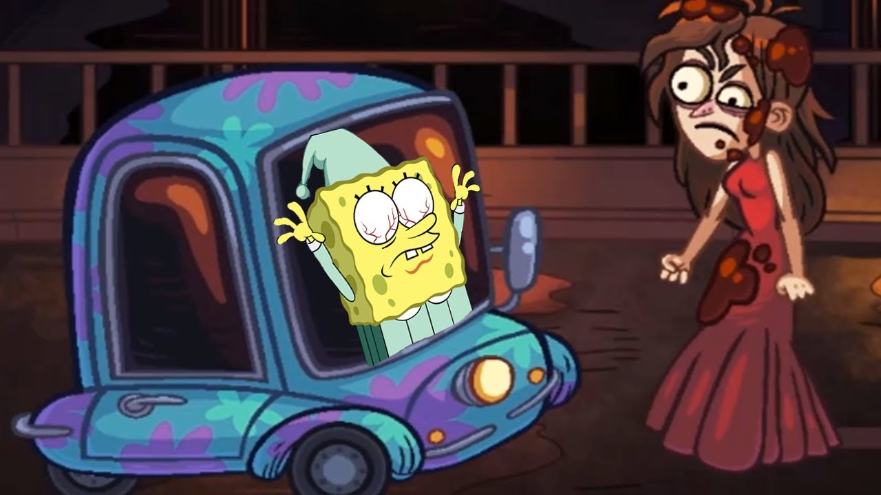 Spongebob Game Frenzy vs Troll Face Quest Horror - Funny Trolling Spongebob Gameplay