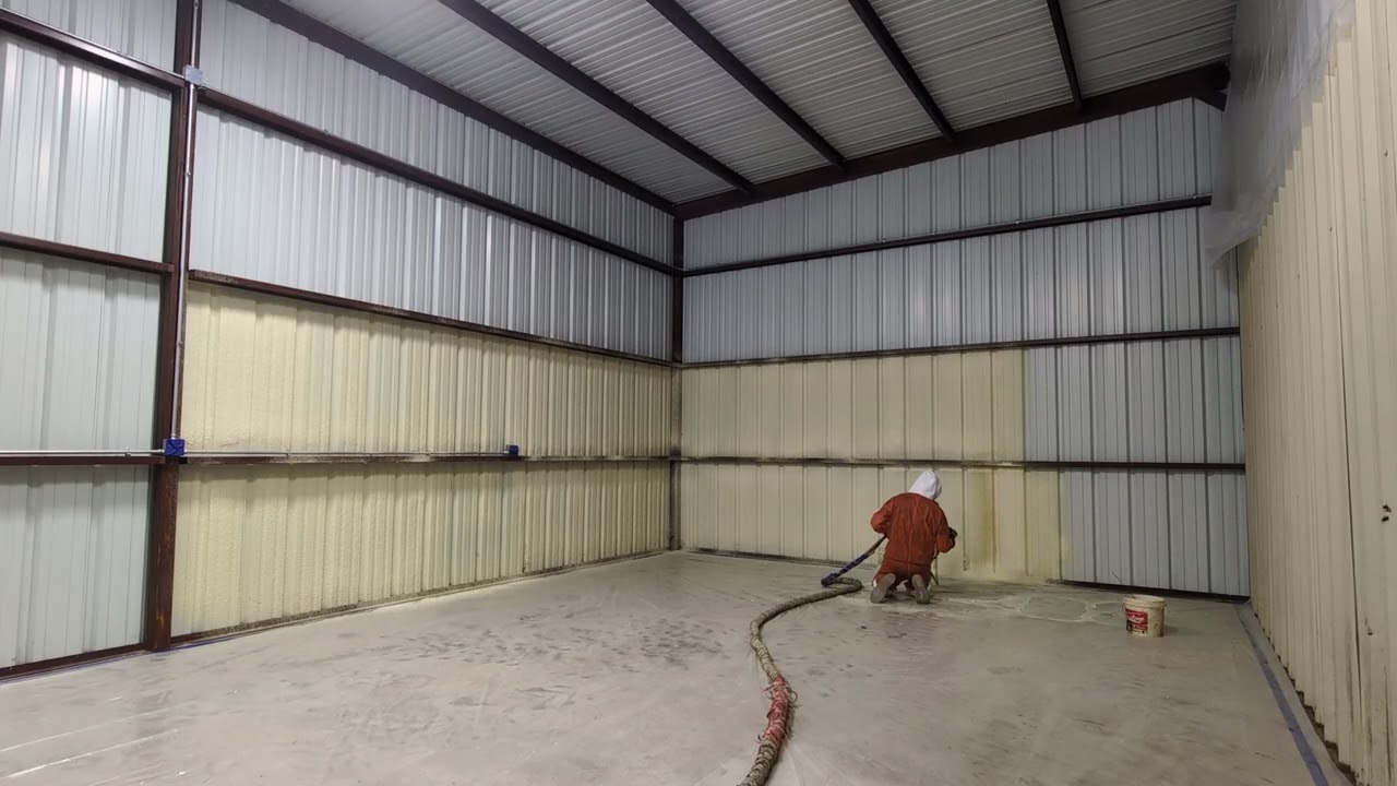 Metal Buildings are our Specialty. Closed cell spray foam insulation Boyd TX. 