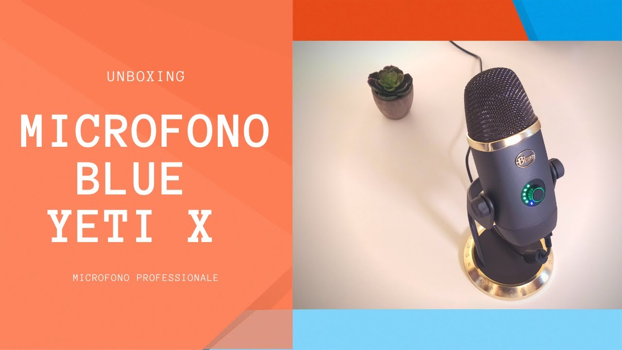 Microfono Blue Yeti X World of Warcraft Professional Edition, UNBOXING e prime impressioni