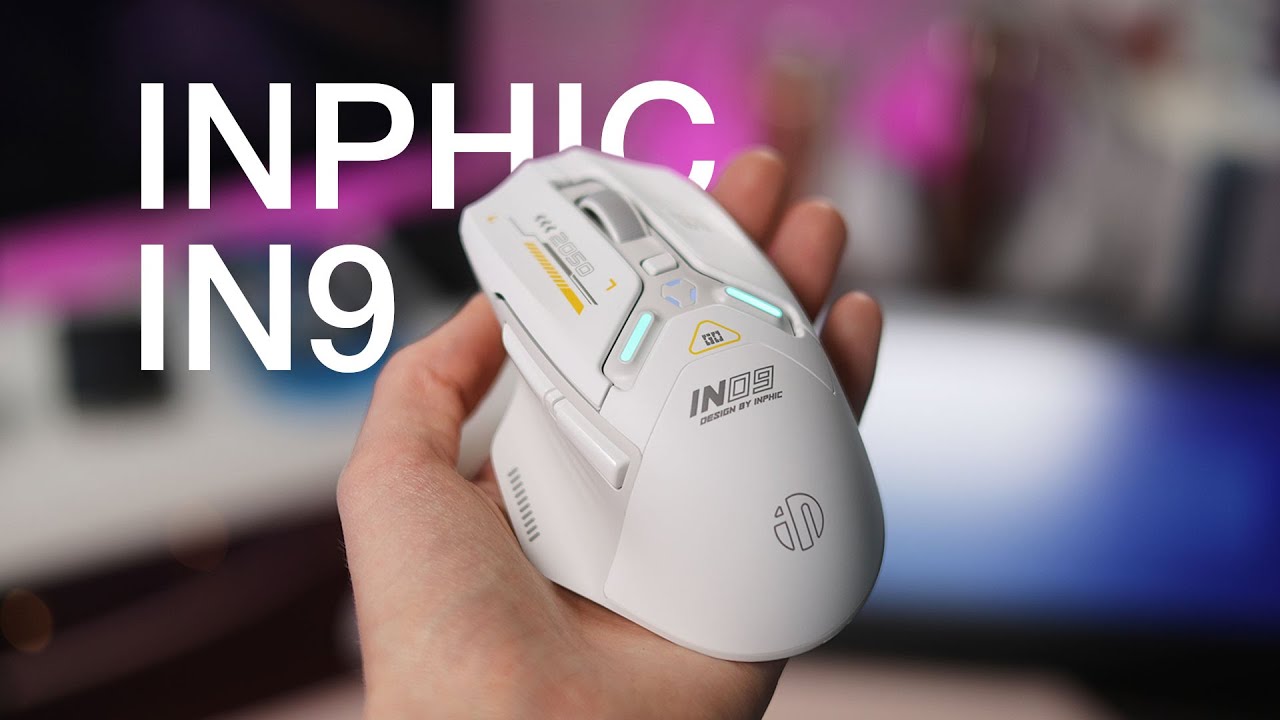 Inphic IN9 Wireless Ergonomic Gaming Mouse - Budget Price with Pro Performance!