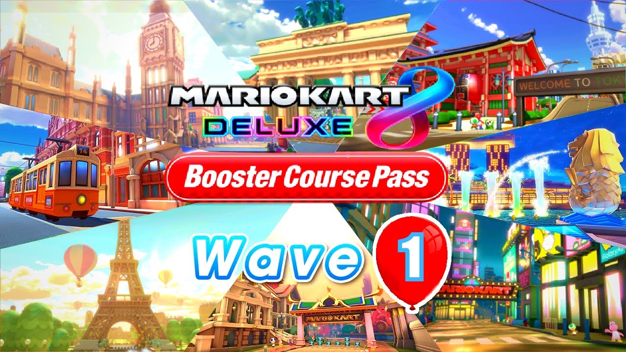 BATTLE COURSE Booster Pass Wave 1! (MK8DX)