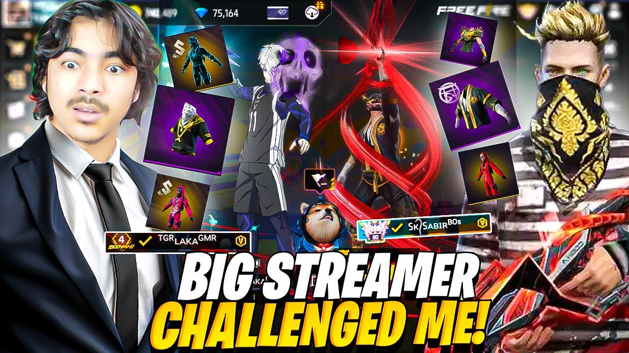 Streamer Challenge Me for Collection Verses😡 He Got Richest id on Bd Server - Laka Gamer