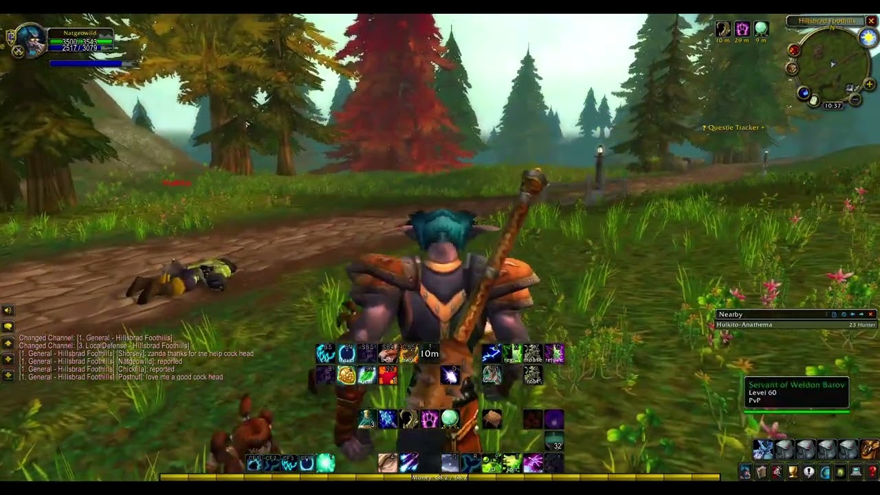 WoW Vanilla Classic: Ganking Lowbies with Minions & Noob Rogue Failed Ganking Attempt on Druid L2P