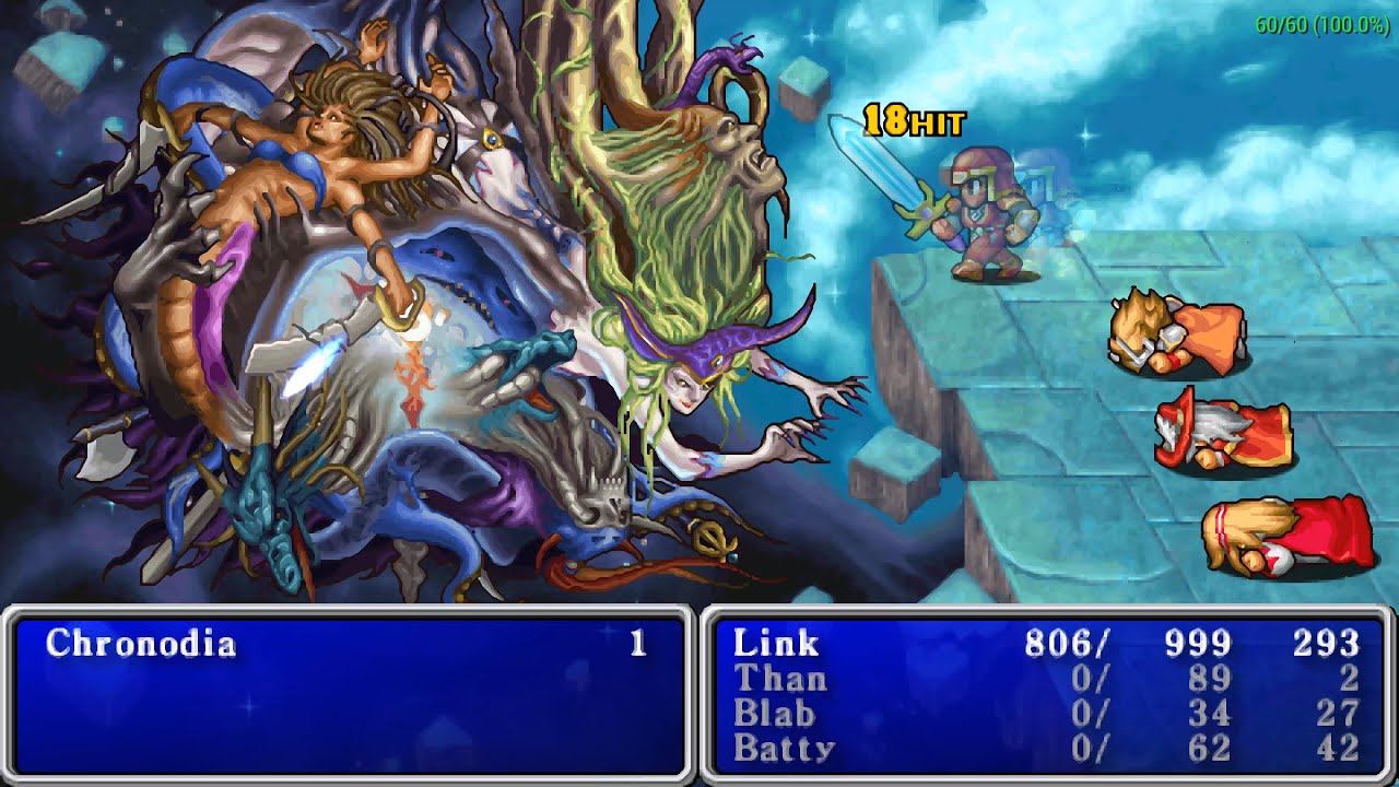 FF1 PSP Ninja Hardest Chronodia Solo