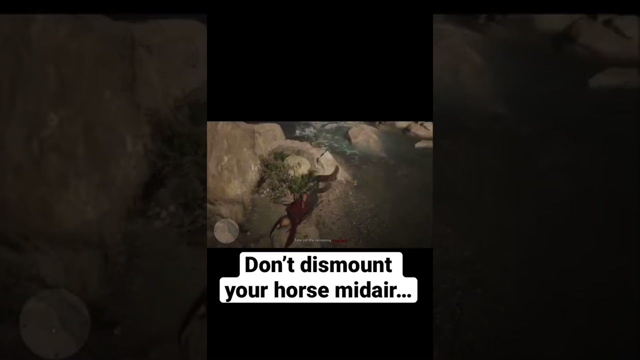 Don&rsquo;t Dismount Your Horse Midair&hellip; (Red Dead Redemption 2)