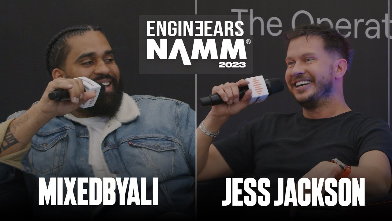 Building a studio in an Apartment and Working with Kanye. Jess Jackson & MixedByAli - NAMM 2023