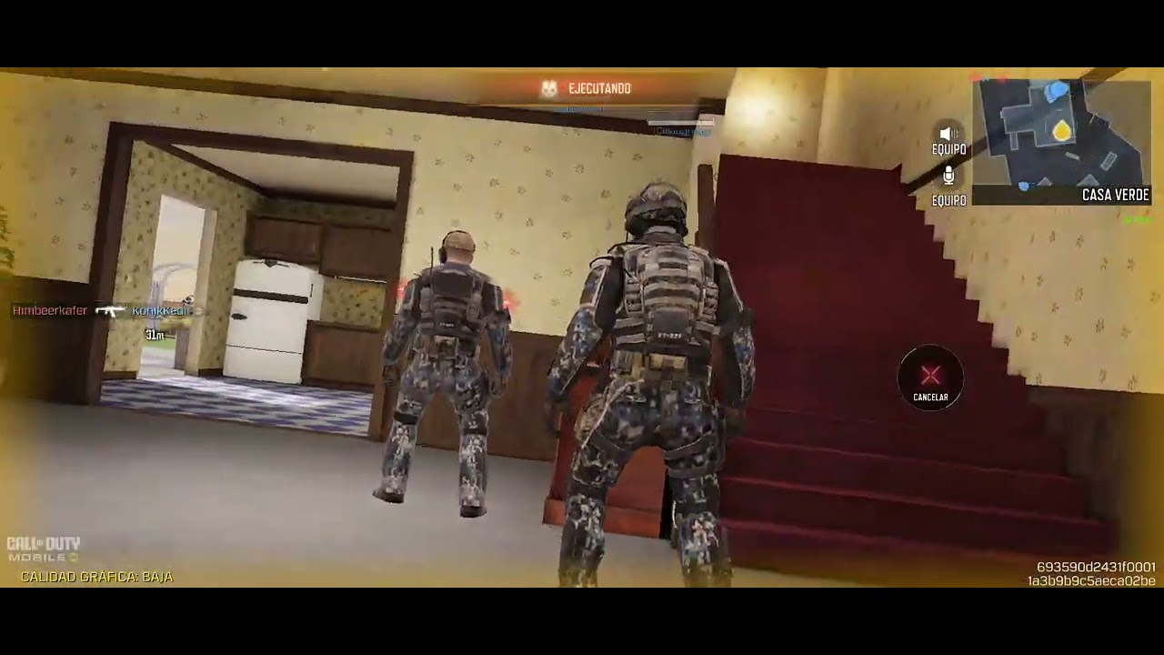 Una partida de Call of duty