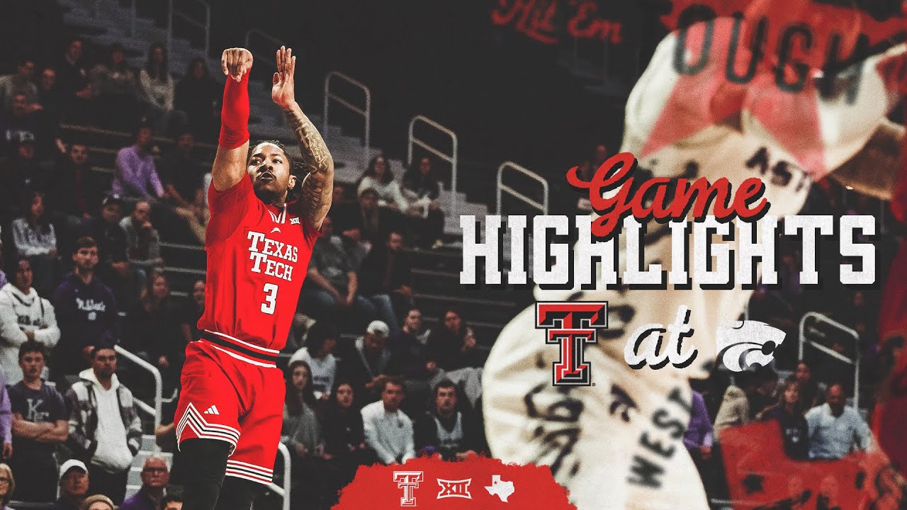Texas Tech MBB at Kansas State: Highlights | Jan. 14, 2025