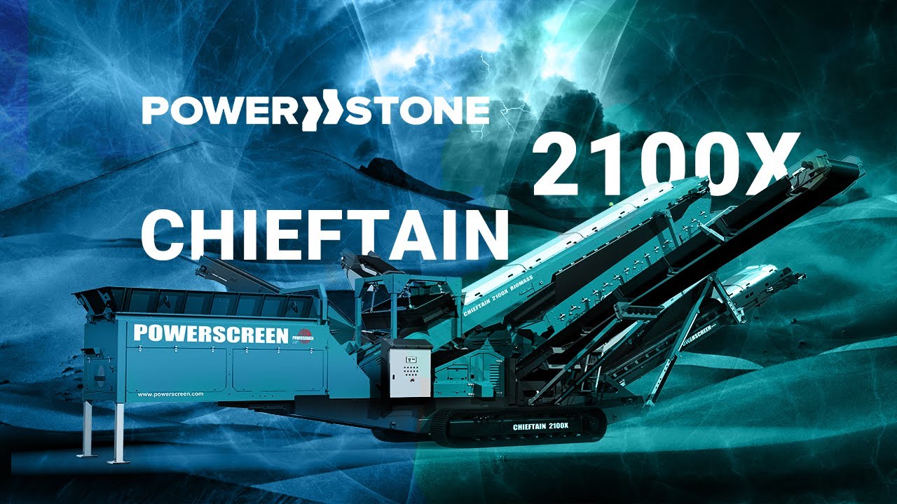 Zobacz dzień z pracy przesiewacza Powerscreen Chieftain 2100X