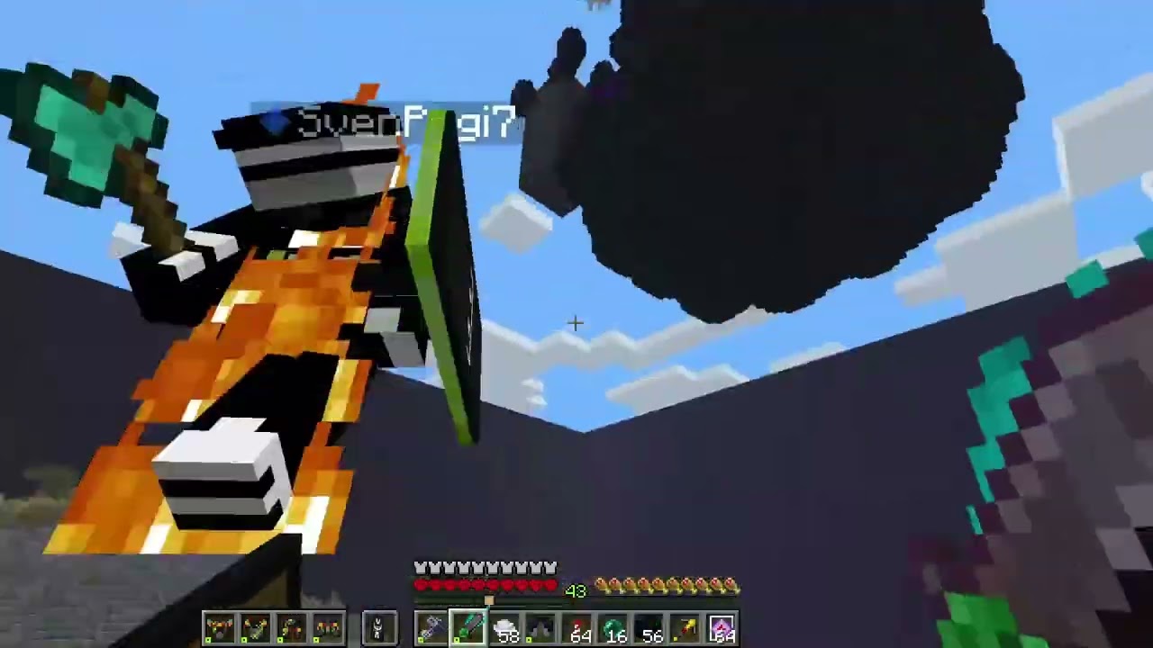 1v1ing my friend until i lose in minecraft