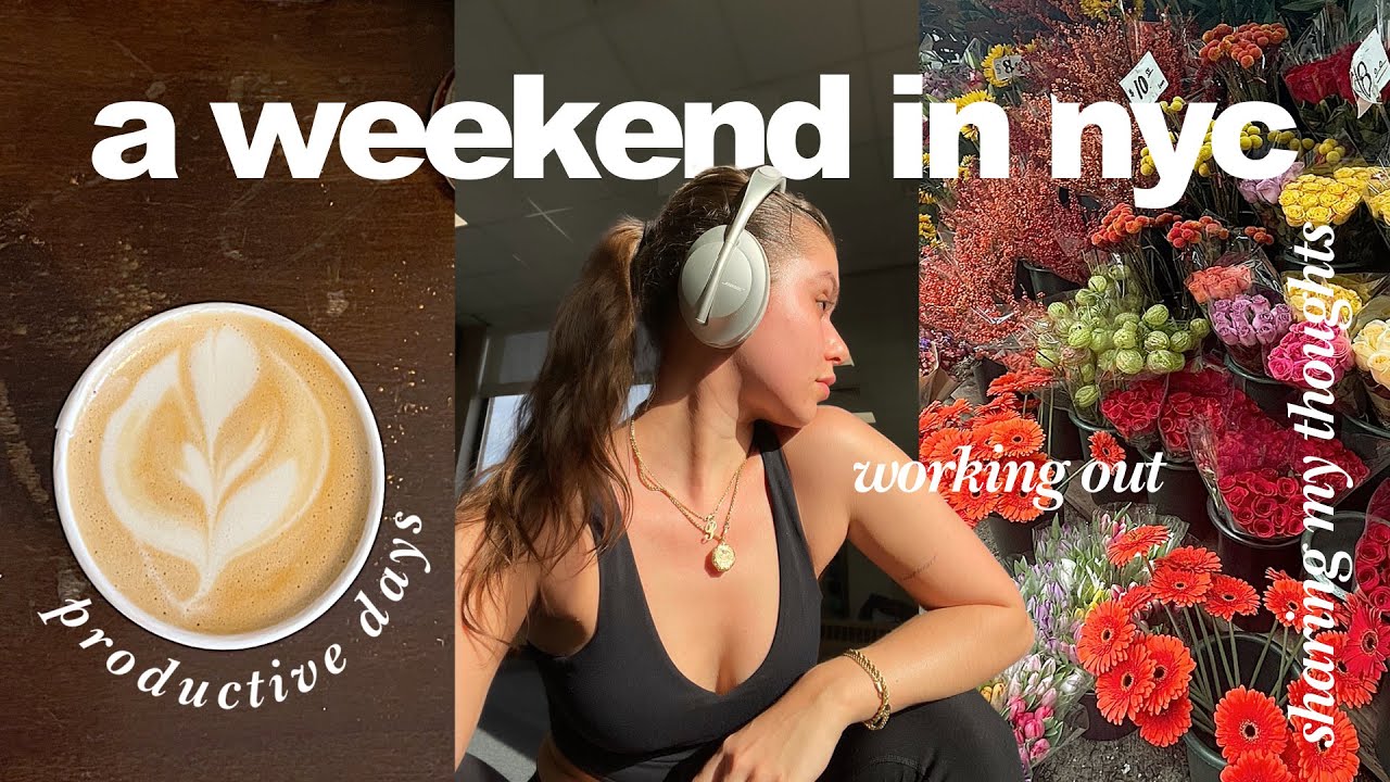 weekend in my life NYC | spring thrift haul, trying new makeup, feeling out of place