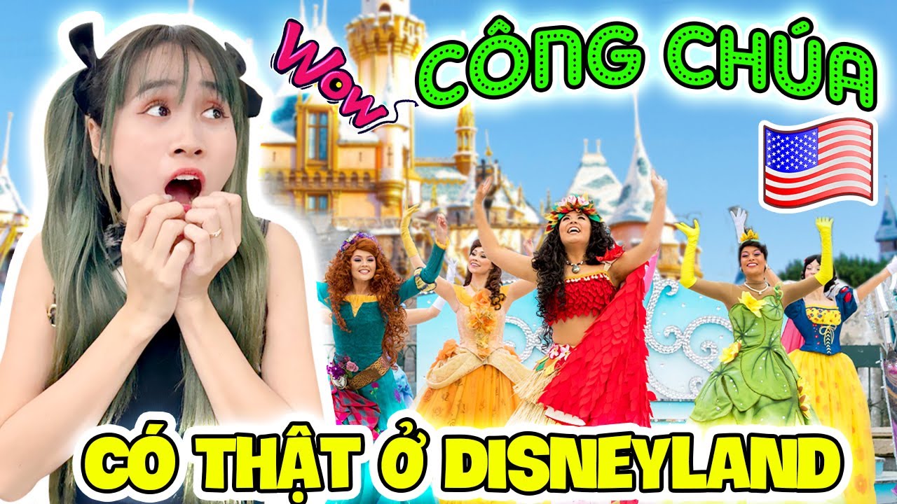 Khám Phá Disneyland Đầu Tiên Trên Thế Giới Tại California - Vê Vê Channel