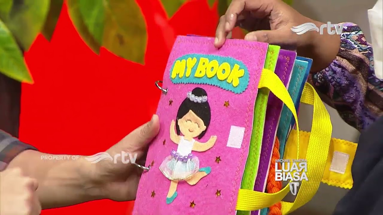 Nur Suciyanti, Perajin 'Busy Book' Kain Flanel
