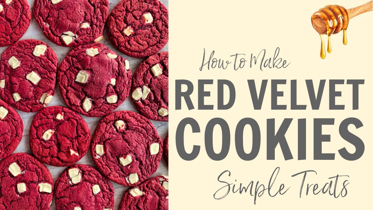 How to make Red Velvet Cookies! Recipe #Shorts