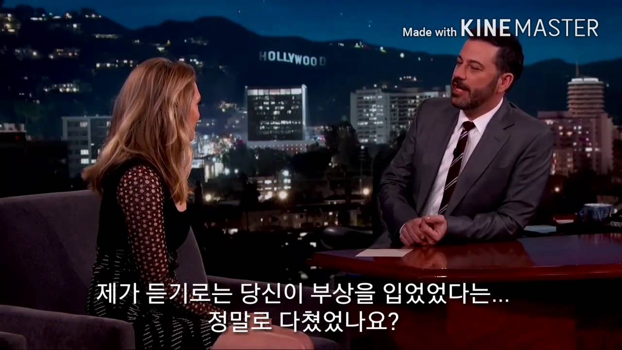 Jimmy Kimmel live - Elizabeth Olsen Got snow blindness  [kor sub]