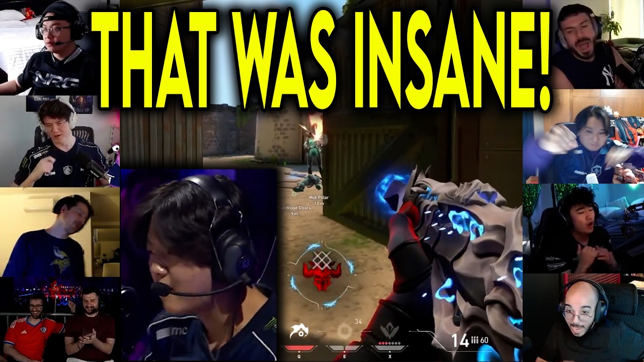 Valorant Streamers React To TL wayne INSANE 1v2 CLUTCH Against NRG In Masters Santiago
