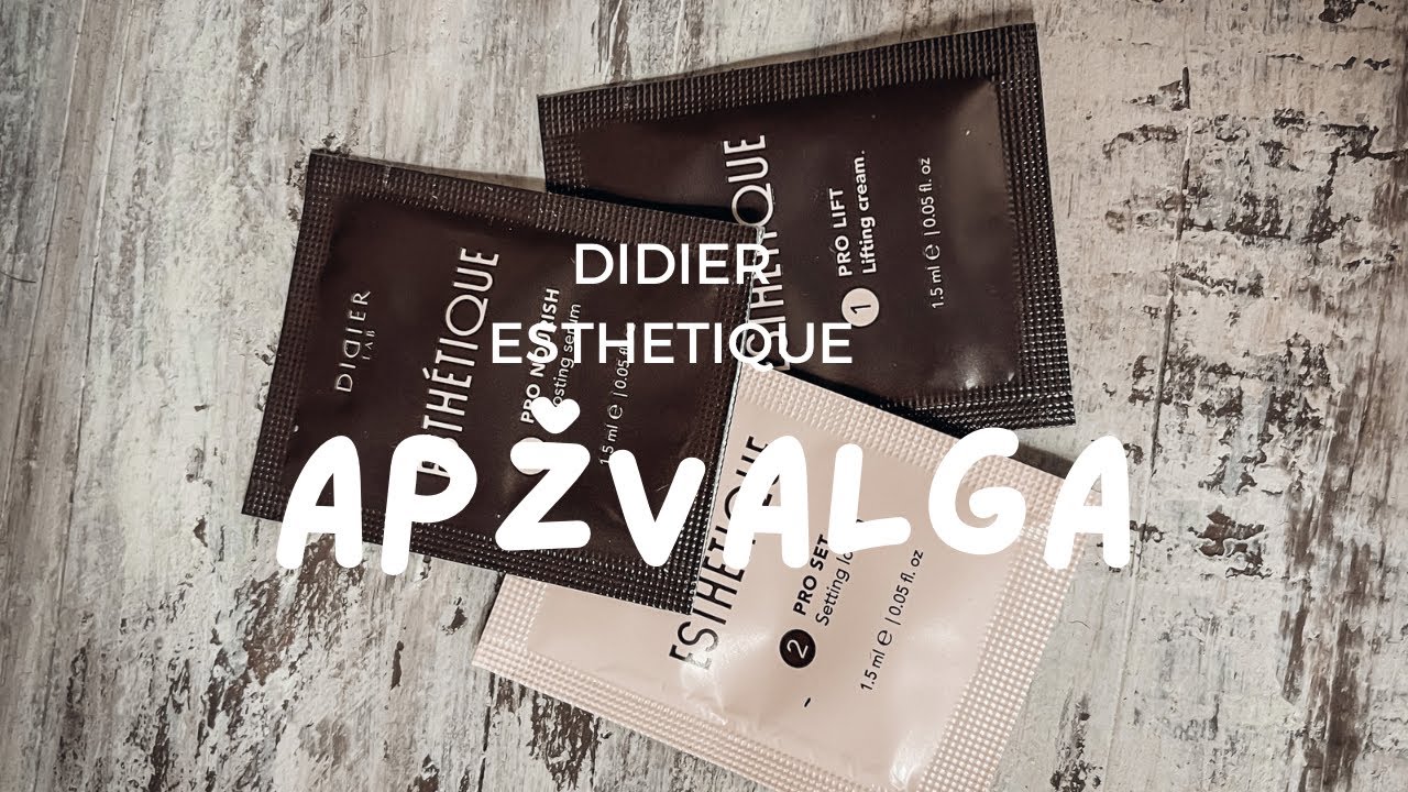 Didier Esthetique antakių laminavimo sistemos apžvalga