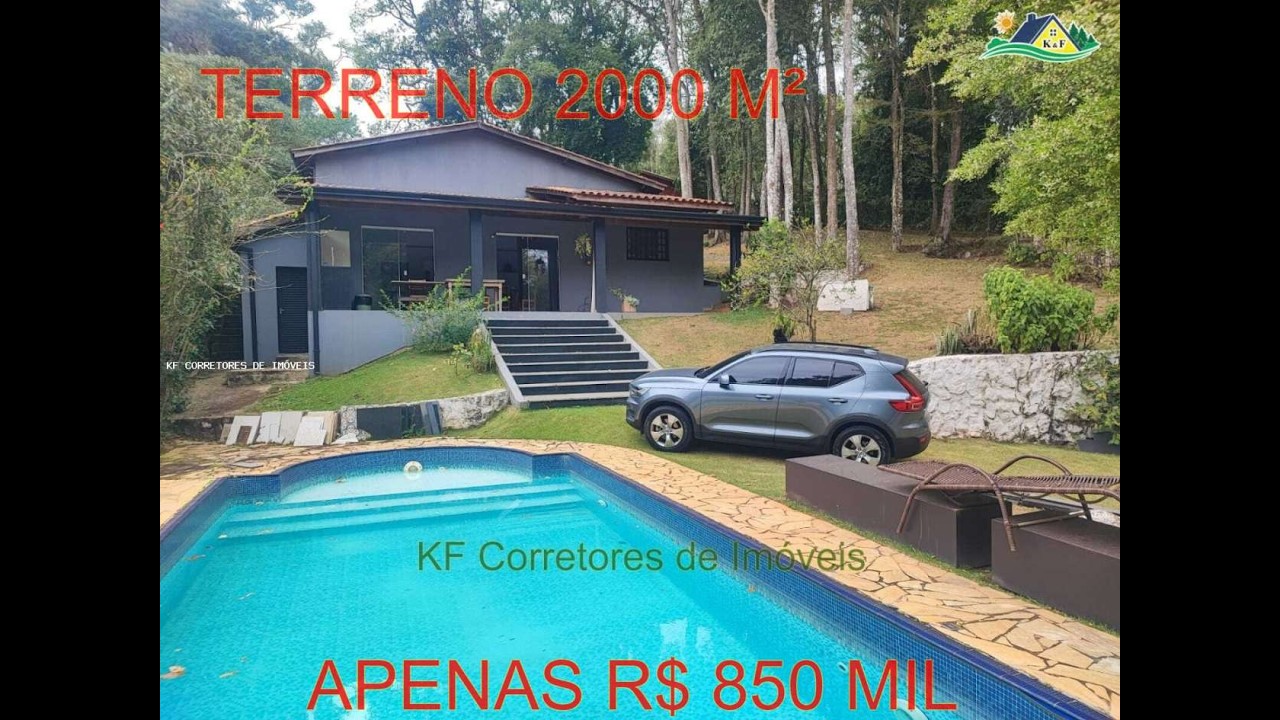 CASA DE CAMPO EM CONDOMÍNIO 2000 M DE TERRENO !!!
