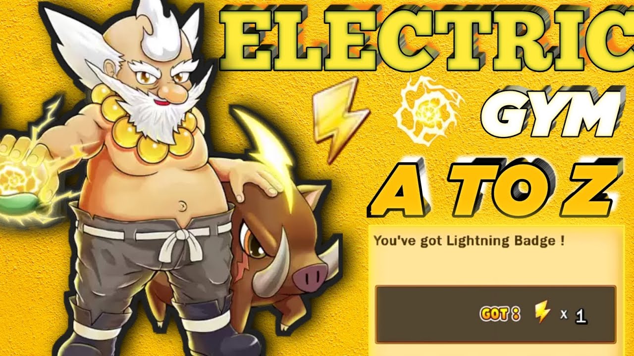 ELECTRIC GYM BULU MONSTER ( A TO Z ) FULL GAMEPLAY- 3rd Gym