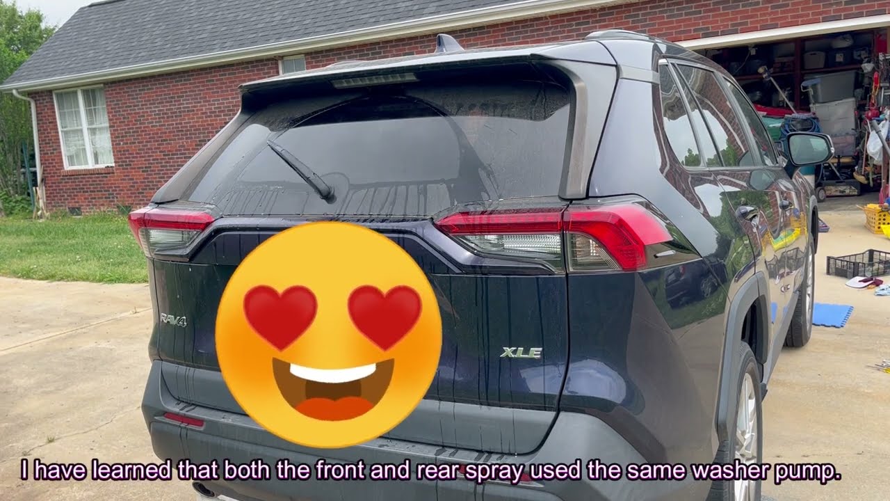 2021 Toyota RAV4 Windshield Washer Pump Replacement