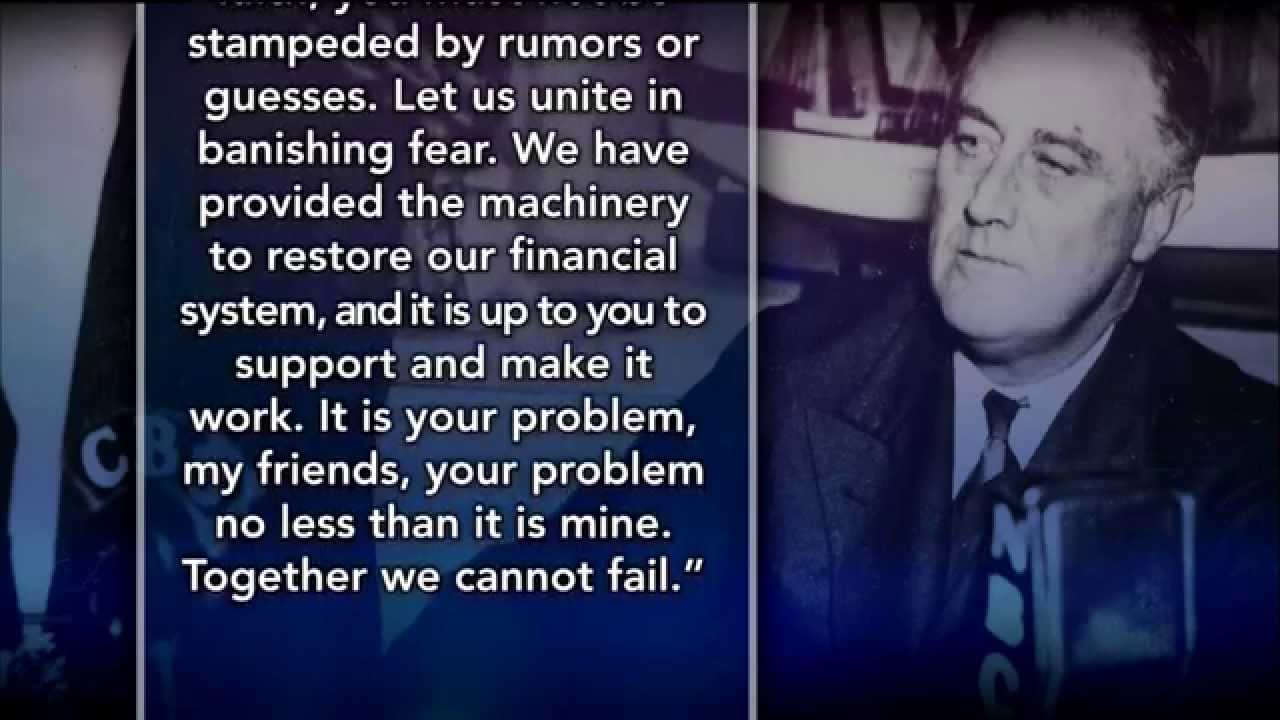 Gather &lsquo;round to hear FDR&rsquo;s first fireside chat