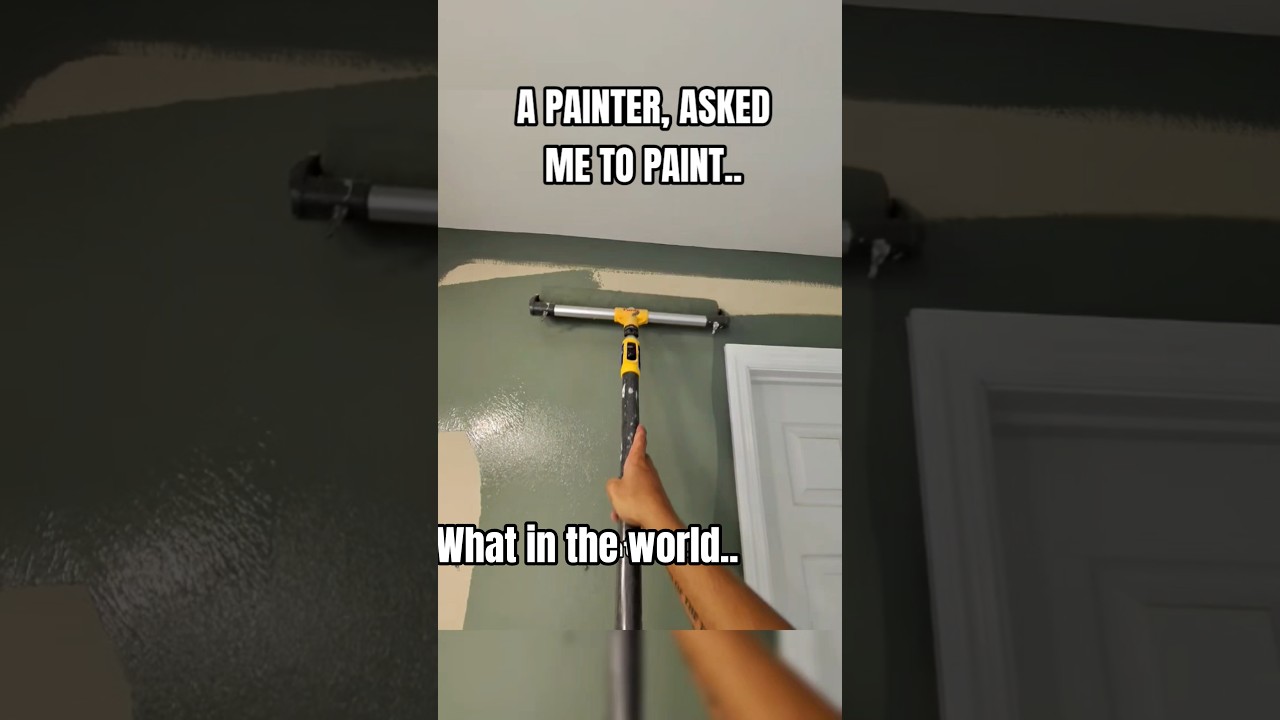 A painter, asked me to paint for him.. #alecpaints #diy