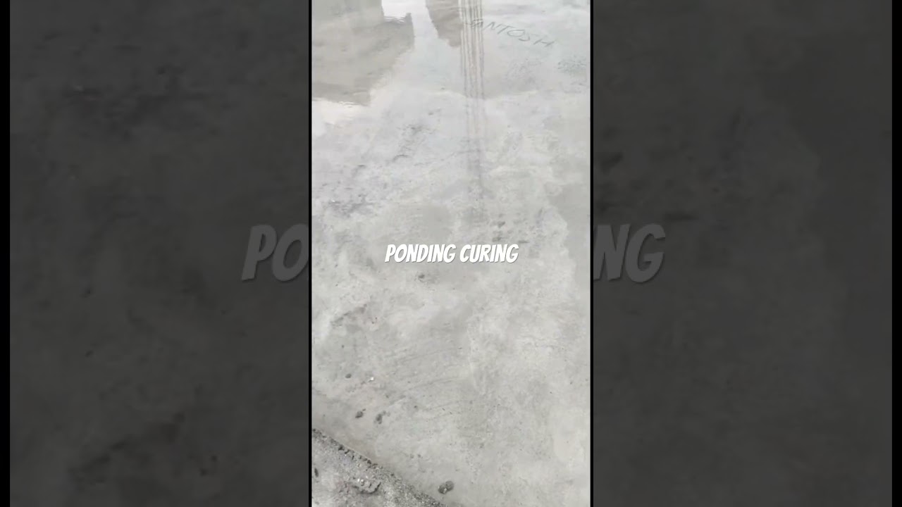 Ponding Curing #civilsite #design #construction #support #housedesign #ponding #curing #morningflute