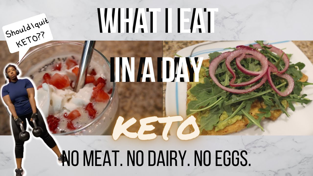 KETO/VEGAN WHAT I EAT IN A DAY| PLANTBASED MILKSHAKE| KETO FRIED RICE| PICKLED ONIONS| LOW CARB