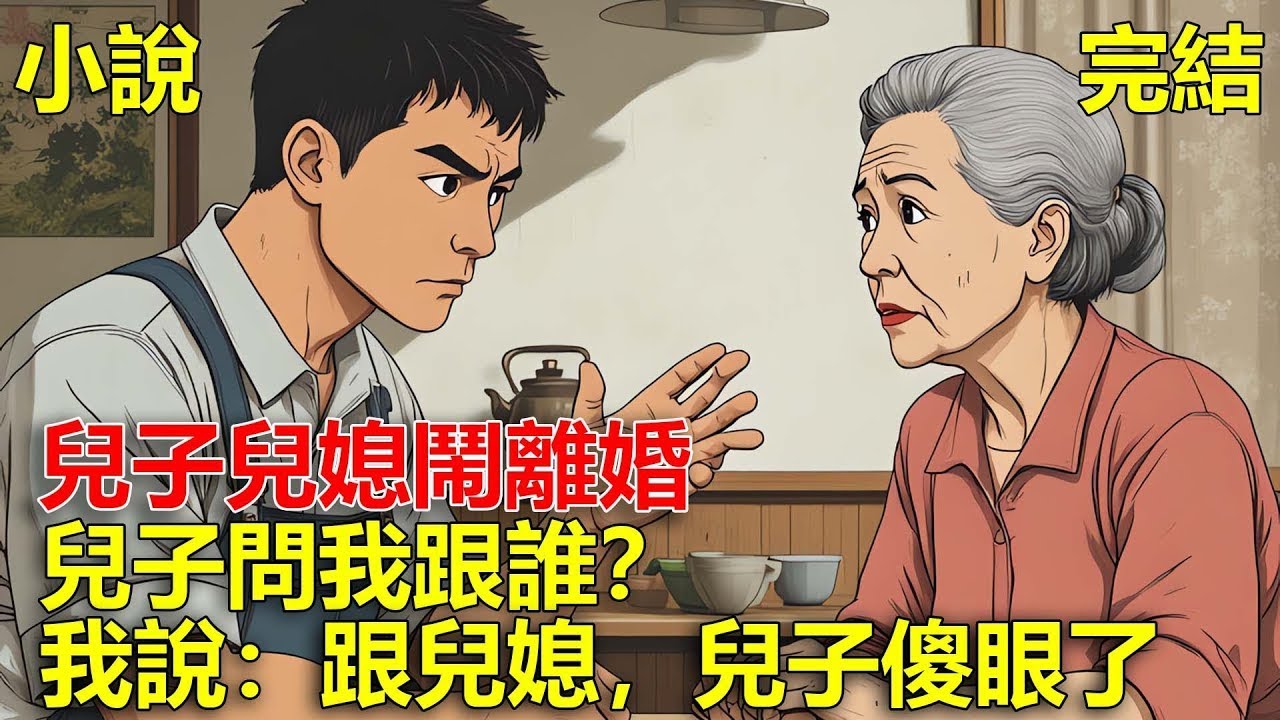 兒子兒媳鬧離婚，兒子問我跟誰？我說：跟兒媳，兒子傻眼了！