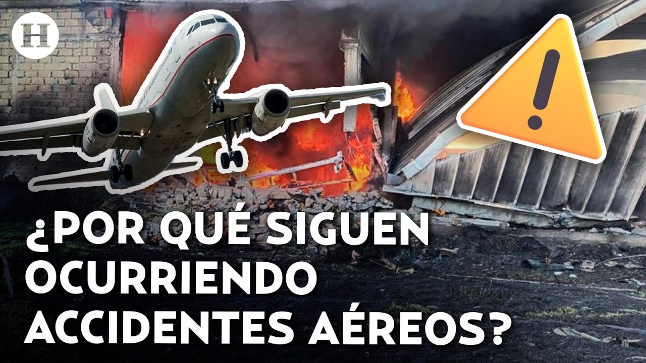 &iexcl;Nuevas im&aacute;genes del desplome de avioneta en Toluca! Esto caus&oacute; m&aacute;s accidentes a&eacute;reos en M&eacute;xico