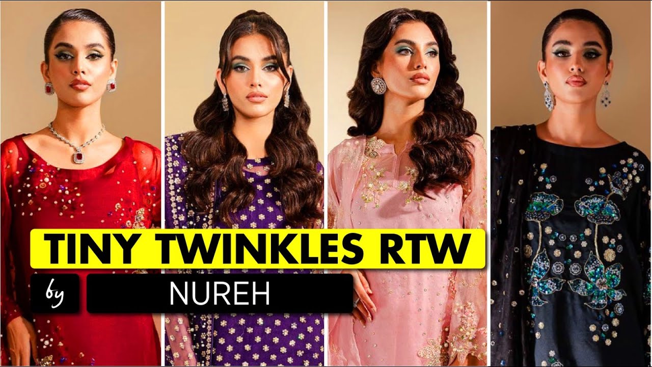 Nureh Winter Collection | Tiny Twinkles | Formal Pret Collection by  Nureh  | 2023